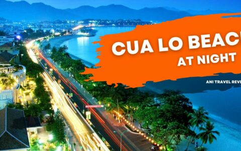 Video review về biển Của Lò về đêm: Vẻ đẹp êm đềm hoà vào gió biển